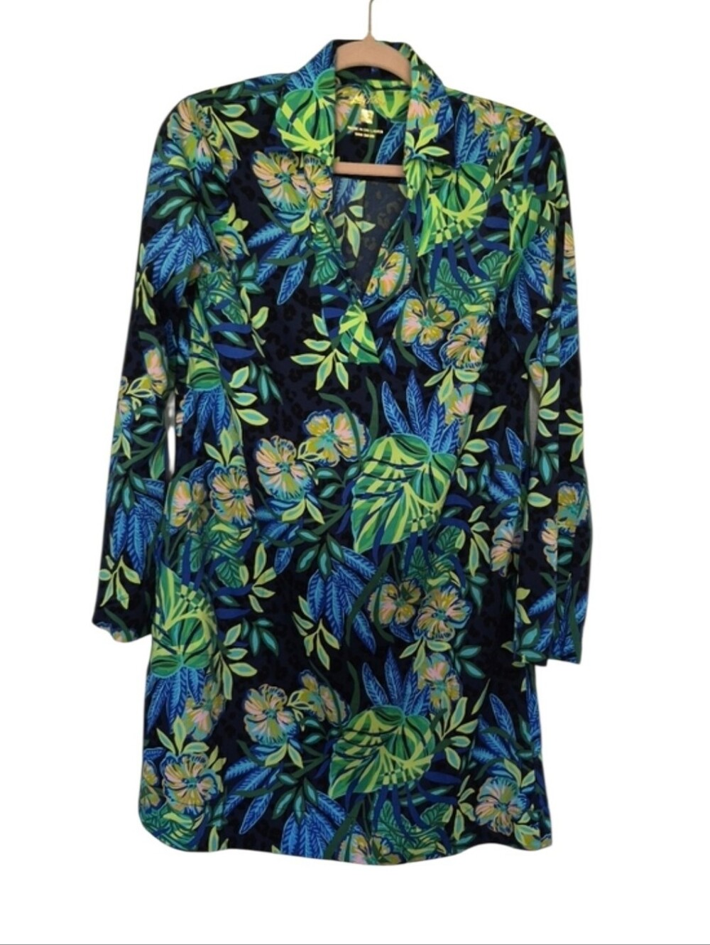 NWT Lilly Pulitzer Small Chessie UPF 50+ Multi The Hottest Spot Dress Floral